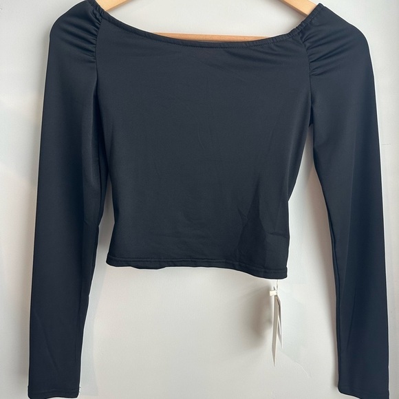 Commense Black Long Sleeve Top - Picture 2 of 5